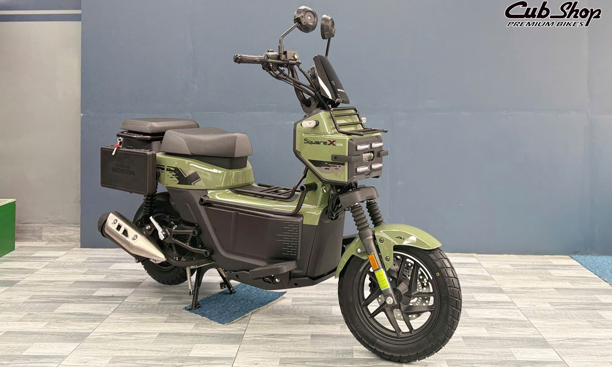 Honda Square X125 Màu Xanh Quân Đội